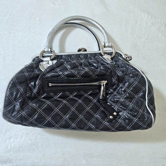 Marc by Marc Jacobs Resort Collection Stam Black Leather + Silver Chain - Picture 1 of 15